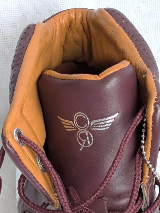 NEW Men\'s Creative Recreation Dio Burgundy White Leather Shoes Boots Size 12 main image 10